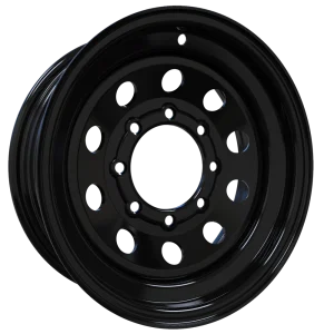 Envy Wheels – TRAILER STEEL MODULAR – Black – 16″x6″ 0mm – All weather Wheels – 200GBM-16865HD